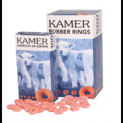 Anneaux de gomme oranges