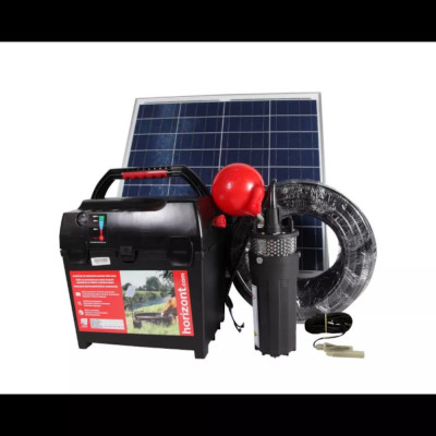 Pompe de prairie avec panneau solaire 60 W