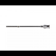 Sondes trayeuses en inox Luer Lock - 8 cm