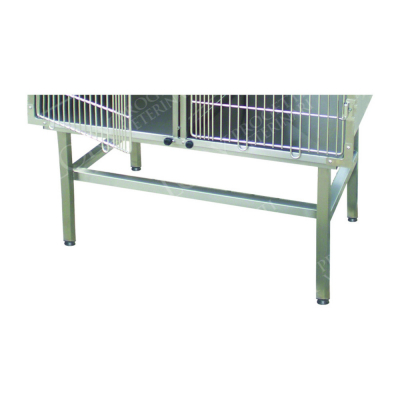 Base fixe pour cages vétérinaires