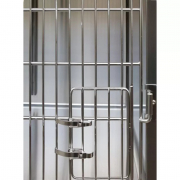 Porte pour cages d'hospitalisation pour entrée latérale des chats