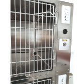 Support porte goutte à goutte pour cages vétérinaires