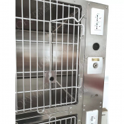 Support porte goutte à goutte pour cages vétérinaires