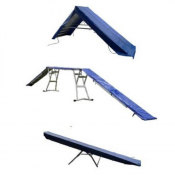 Protection pour palissade, passerelle et balançoire d’agility – housse en PVC résistante