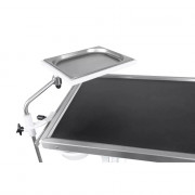 Etagère latérale pour table vétérinaire 
