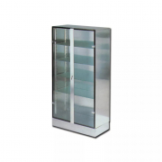 Armoire en verre et inox AISI 304