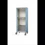 Armoire médicale mobile une colonne avec porte-sondes