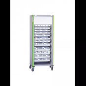 Armoire mobile une colonne avec 9 bacs à lèvres