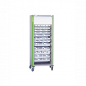 Armoire mobile une colonne avec 9 bacs à lèvres