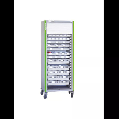 Armoire mobile une colonne avec 9 bacs à lèvres