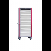 Armoire mobile une colonne avec 9 tiroirs jointifs