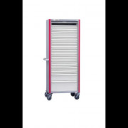 Armoire mobile une colonne avec 9 tiroirs jointifs
