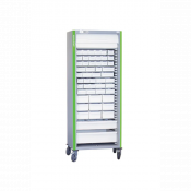 Armoire mobile une colonne avec bacs tiroirs