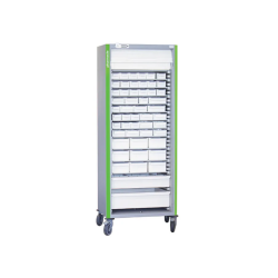 Armoire mobile une colonne avec bacs tiroirs