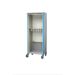 Armoire mobile une colonne avec porte-sondes