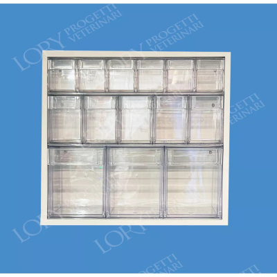 Armoire multifonctions avec 14 compartiments