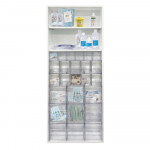 Armoire multifonctions avec étagères et compartiments
