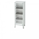 Armoire vétérinaire en acier émaillé et verre trempé – 1, 2 ou 4 portes
