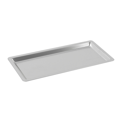 Plateau en acier inoxydable - 21 X 11 X 0,8 cm