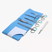 Kit Chirurgical A Stérile Jetable – Instruments Acier – Traitement Plaies et Lésions