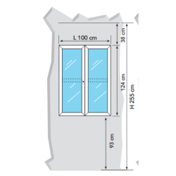 Zone de filtration pour salle d'opération à 4 portes