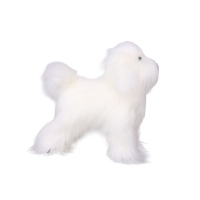 Fourrure blanche pour mannequin de chien Fourrure blanche pour mannequin de chien