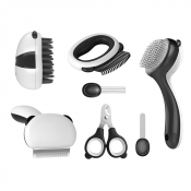 Kit de toilettage pour chats avec 7 accessoires