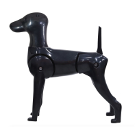 Mannequin de chien avec 3 têtes inerchangeables Mannequin de chien avec 3 têtes inerchangeables