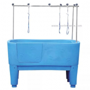 Baignoire de toilettage en polyéthylène haute résistance