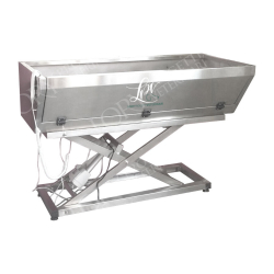 Baignoire électrique en acier GIADA avec hauteur réglable - Profondeur 38 cm