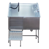 Baignoire en inox à châssis fixe