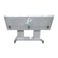 Baignoire professionnelle Giada pour grands chiens - Profondeur 50 cm