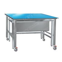 Baignoire préopératoire avec bassin rétractable et supperposable