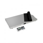 Balance mobile vétérinaire plateforme en inox de 0,05 à 150 kg sur roulettes - Version non filaire