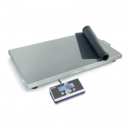 Balance mobile vétérinaire plateforme en inox de 0,05 kg à 150 kg sur roulettes 