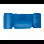Bandes cohésives de contention bleues
