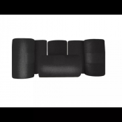 Bandes cohésives de contention  noires