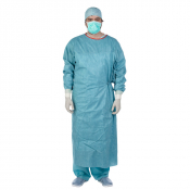 Blouse Chirurgicale Renforcée Stérile bleue – Haute Protection – Taille L à XXL
