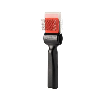 Brosse avec picots souples et durs