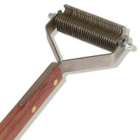 Peigne démêloir extra-large 32 lames fin pour grandes races de chiens Peigne démêloir extra-large 32 lames fin pour grandes races de chiens