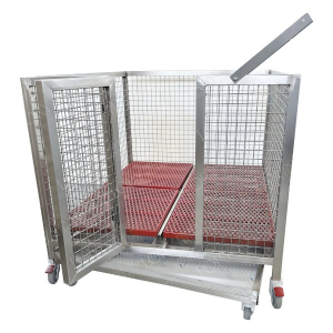 Cage box, d'attente et d'exposition