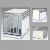 Cage de transport homologuée IATA pour grand chien