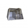 Cage de transport double avec séparation amovible - 95 x 90 x 63 cm 