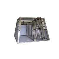 Cage de transport double avec séparation amovible - 95 x 90 x 63 cm 