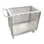 Cage de transport pour animaux avec  poignée  et roulettes