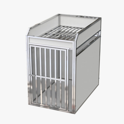 Cage de transport pour chien simple avec rangement