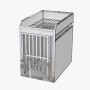 Cage de transport pour chien simple avec rangement