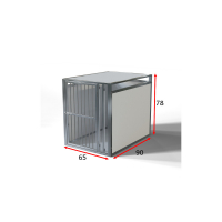 Cage de transport simple pour chiens - 65 x 90 x 78 cm Cage de transport simple pour chiens - 65 x 90 x 78 cm