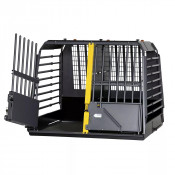 Cage double de transport automobile pour chien