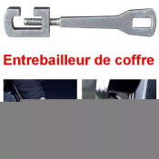 Entrebâilleur de coffre pour voiture – métal galvanisé, réglable de 14,5 à 16,5 cm